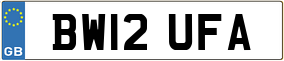 Truck License Plate